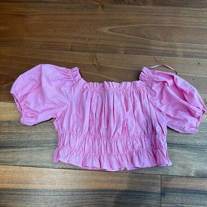 Zara Pink Off-The-Shoulder Top - NEVER BEEN WORN